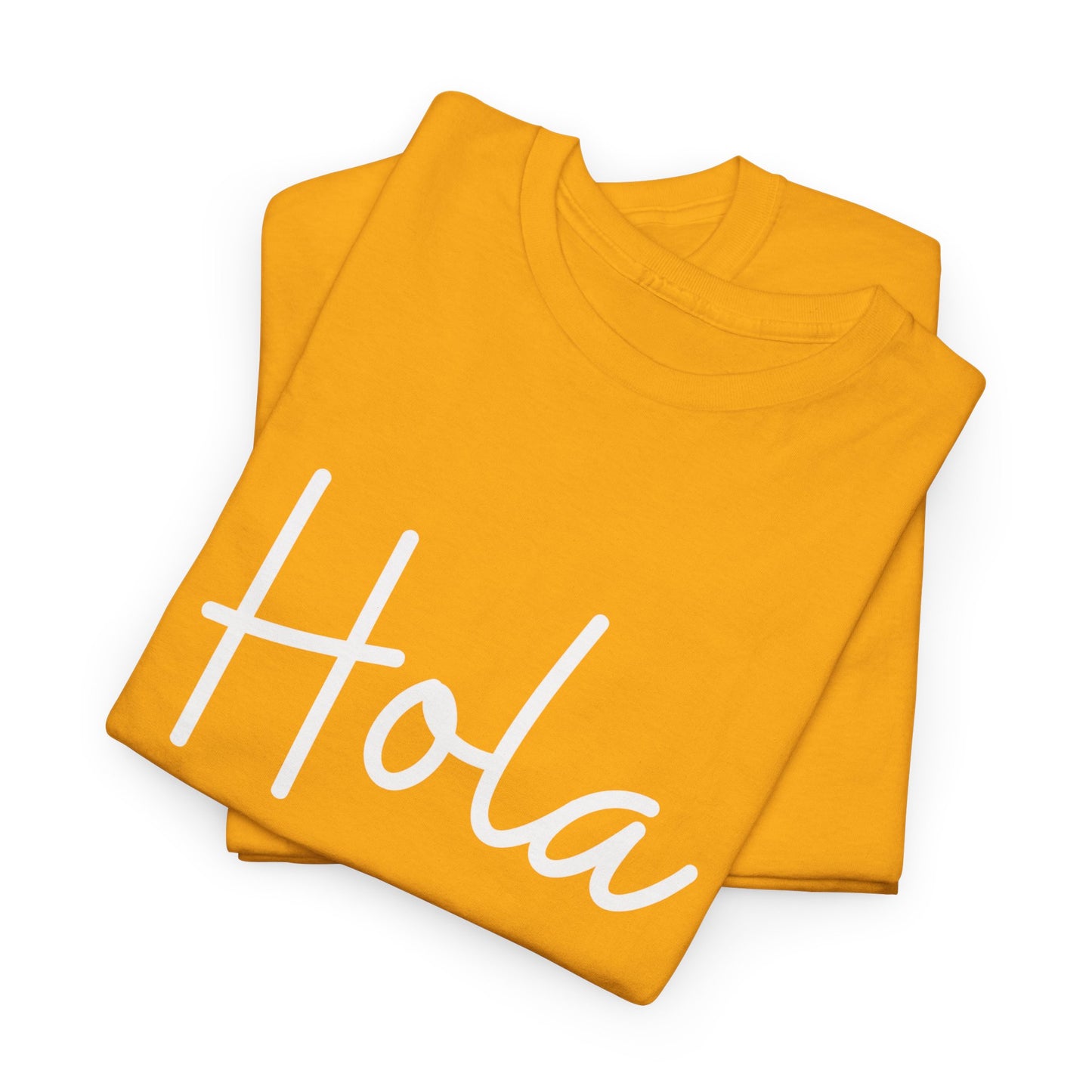 "Hola" & "Hasta Luego" (Spanish Greetings) Unisex Heavy Cotton Tee