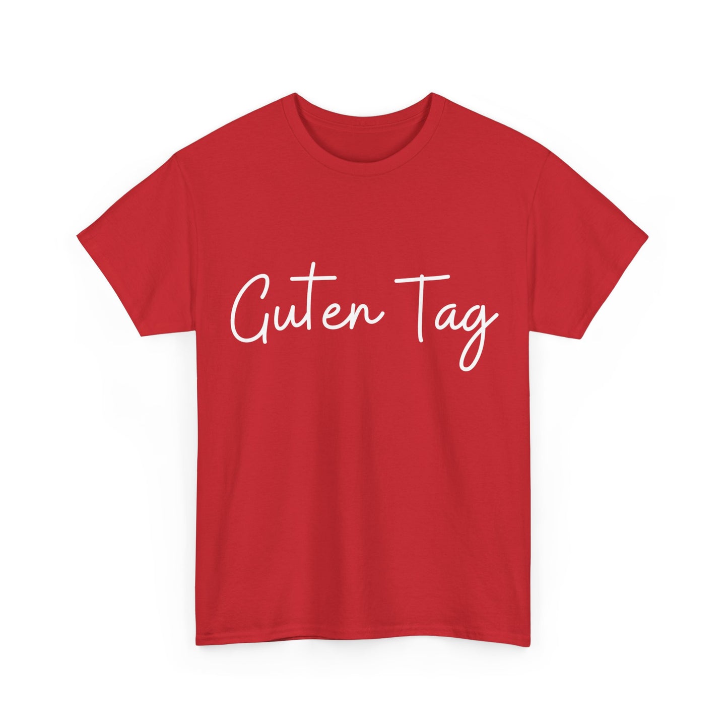 "Guten Tag" & "Auf Wiedersehen" (German Greetings) Unisex Heavy Cotton Tee