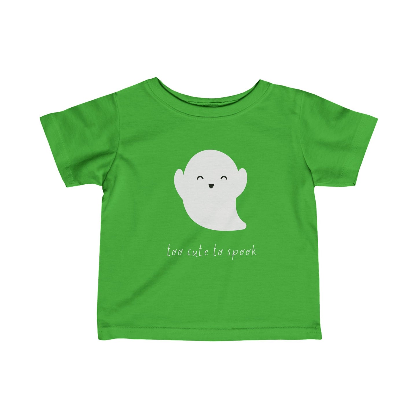 Infant Fine Jersey Tee - Too Cute To Spook