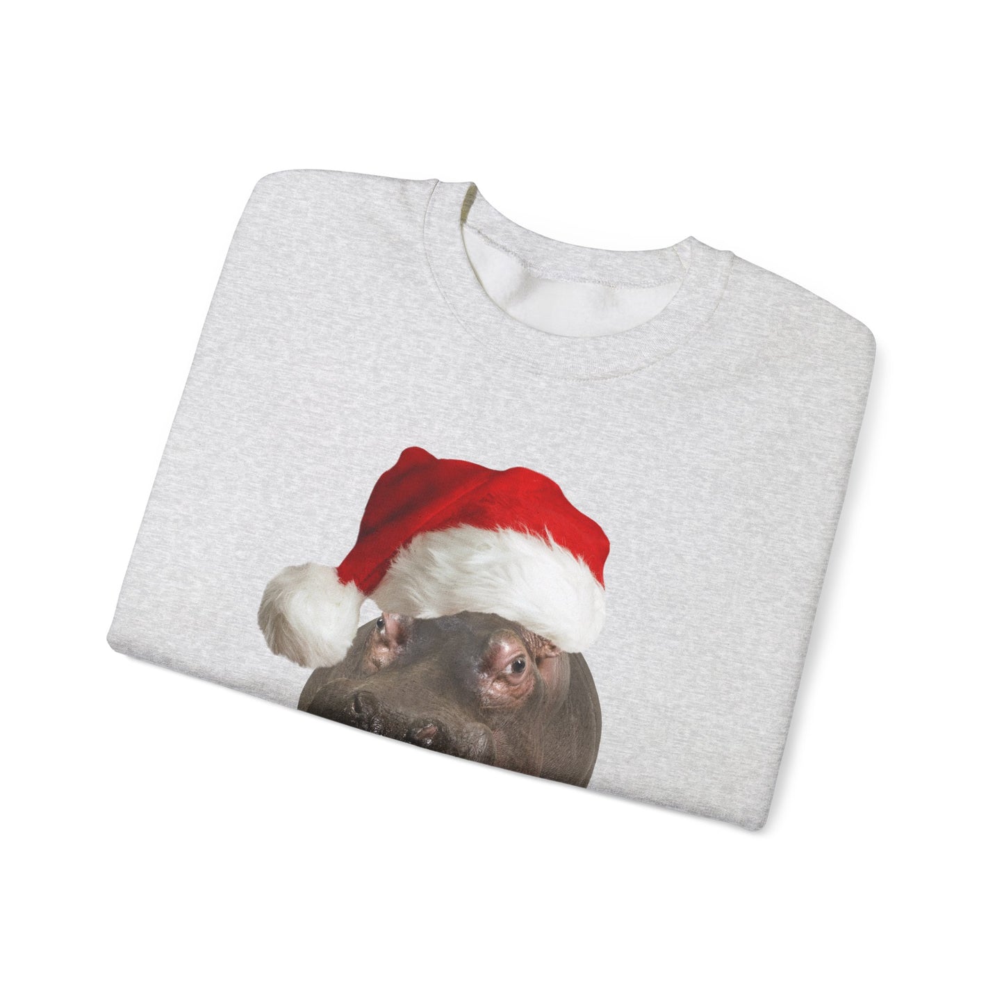 Hippity-Ho Hippo xmas Crewneck Sweatshirt