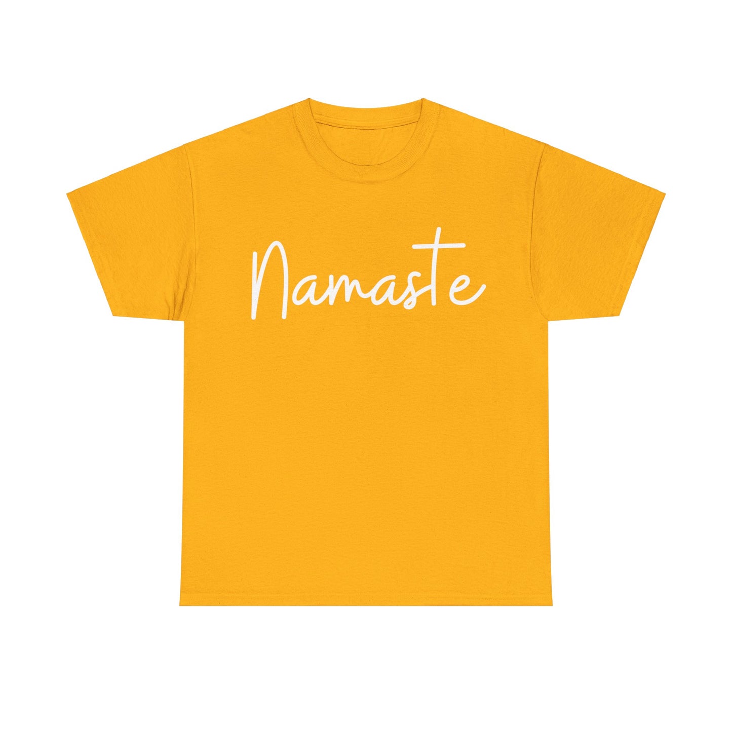 "Namaste" & "Namaste" (Hindi Greetings) Unisex Heavy Cotton Tee