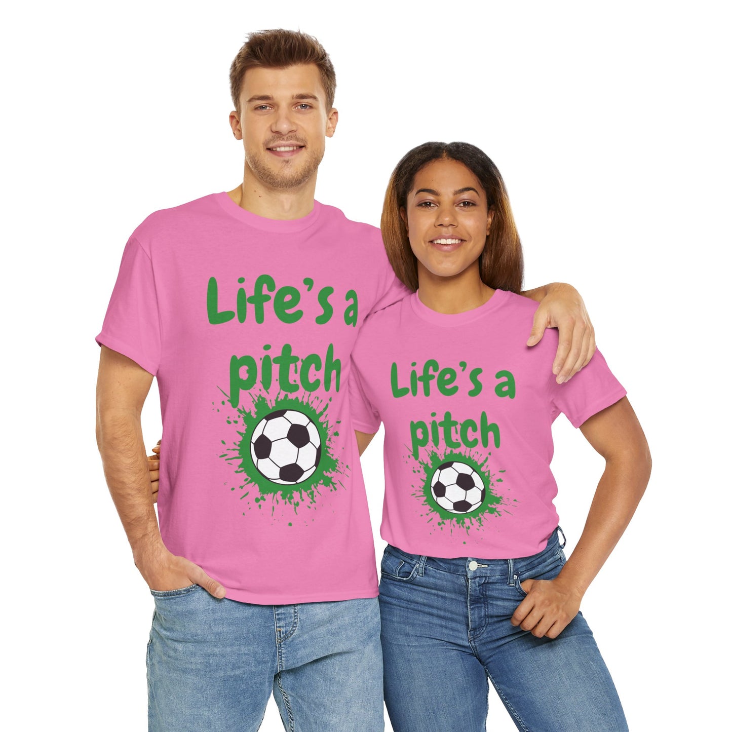 Unisex Heavy Cotton Tee - Life's A Pitch