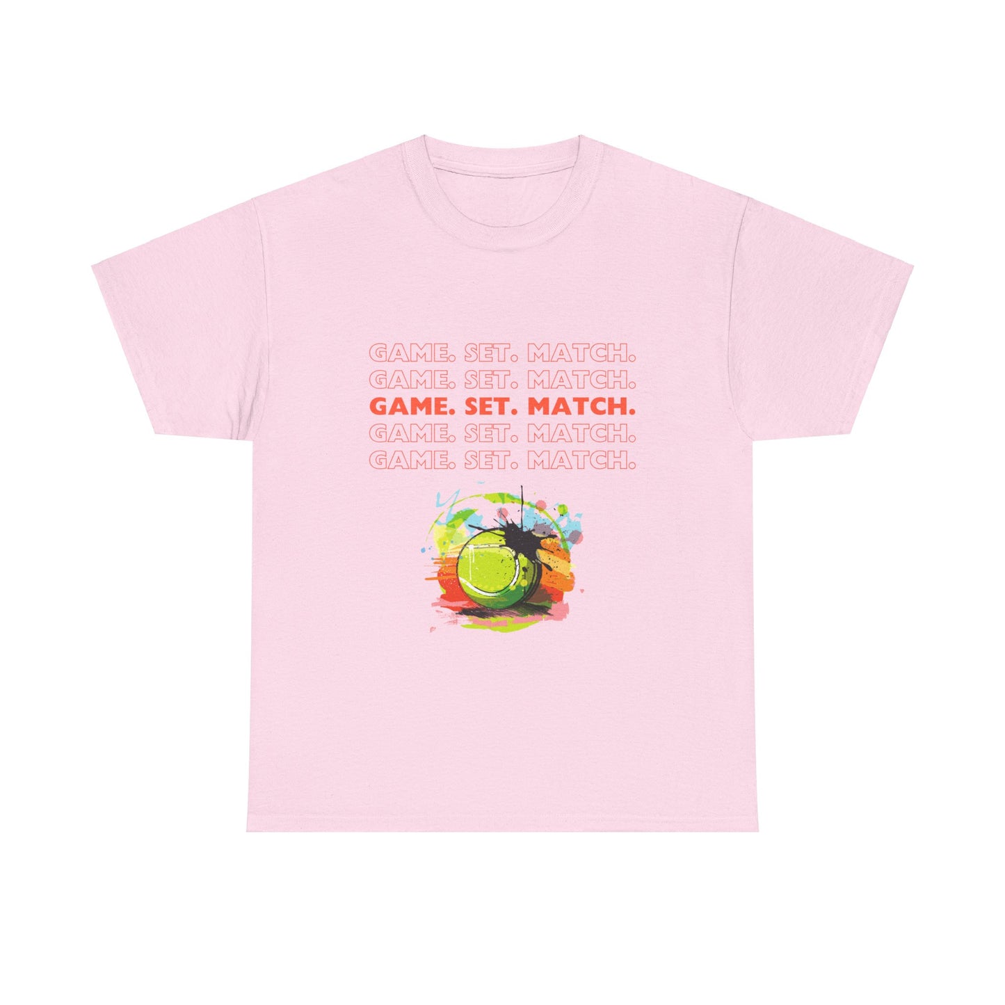 Unisex Heavy Cotton Tee - Game, Set, Match