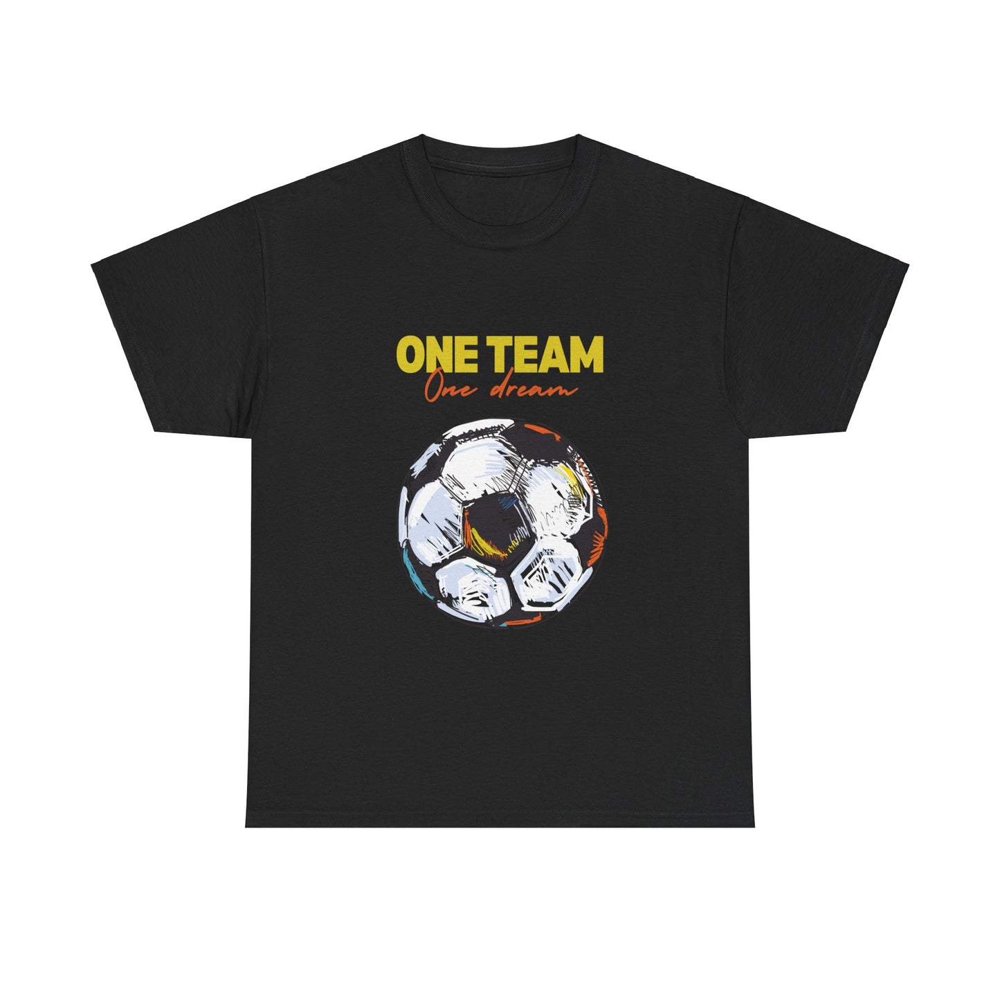 Unisex Heavy Cotton Tee - One Team, One Dream