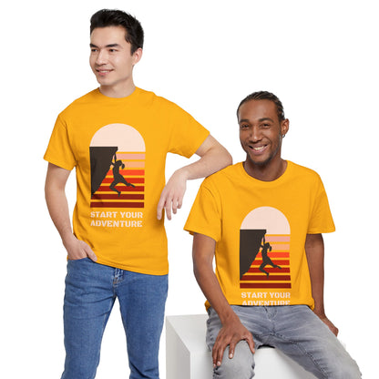 Climbing Adventure 1 - Unisex Heavy Cotton Tee