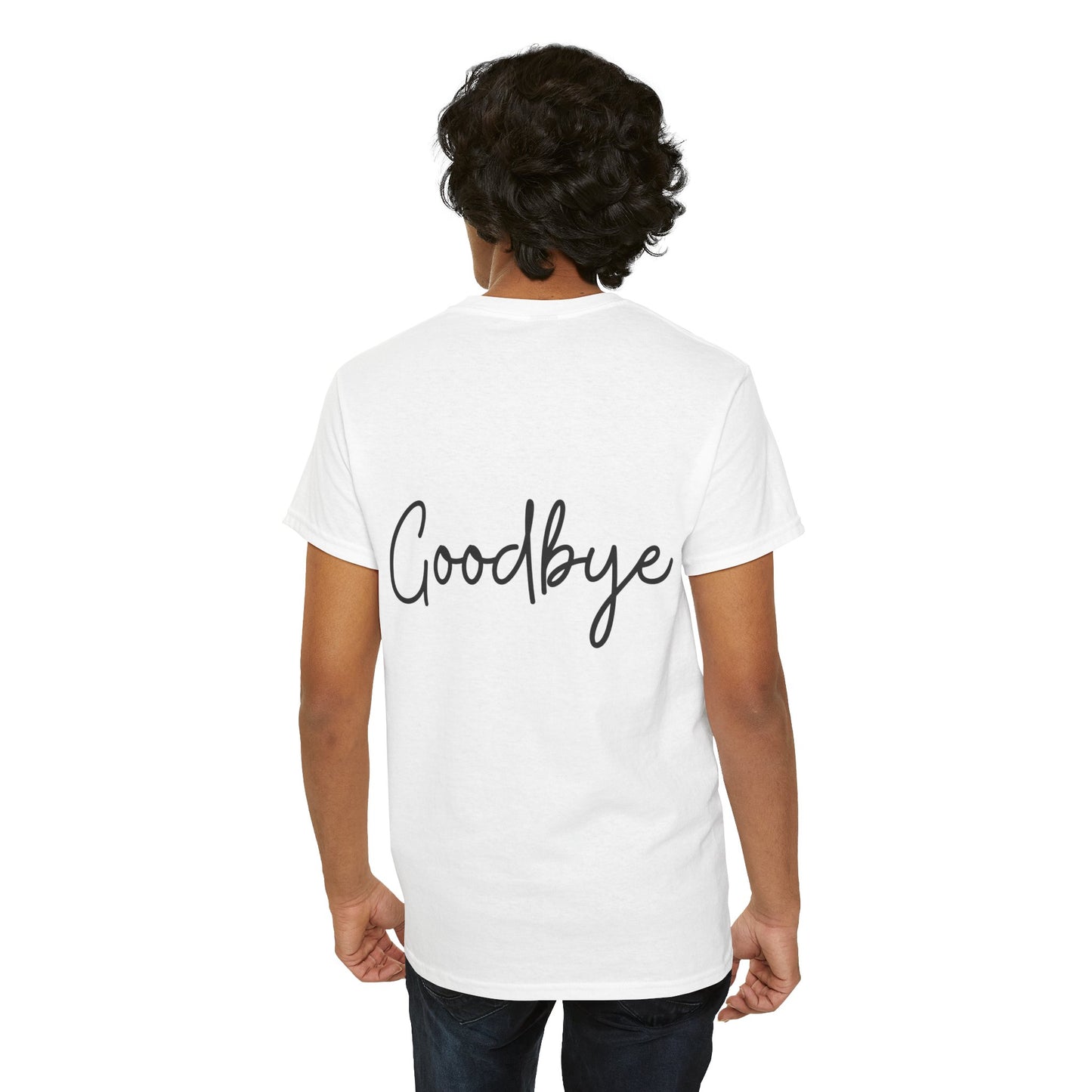 "Hello" & "Goodbye" (English Greeting) Unisex Heavy Cotton Tee