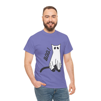 Unisex Heavy Cotton Tee - Boo Cat