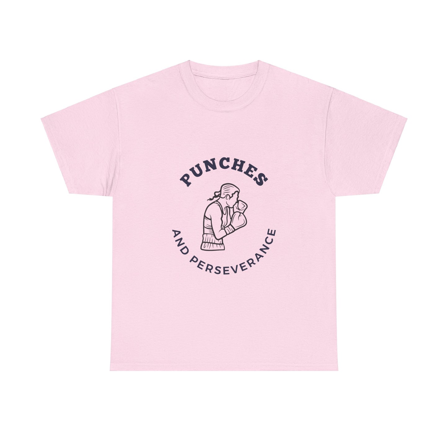 Unisex Heavy Cotton Tee - Punches And Perseverance Woman