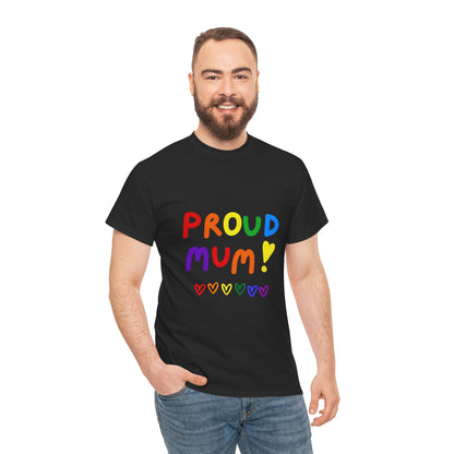 Unisex Heavy Cotton Tee - Proud Mum