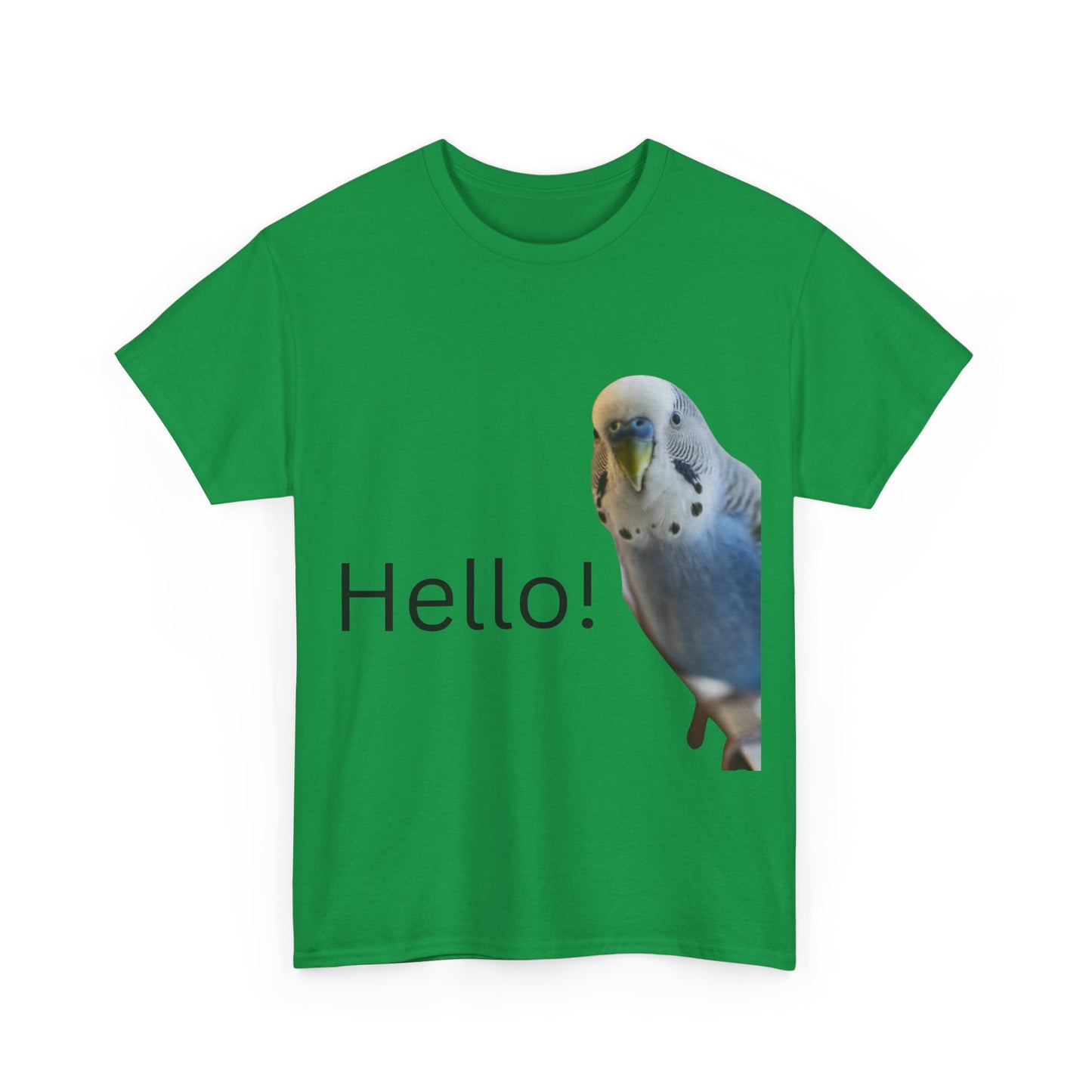 Budgie Hello Cotton T-Shirt