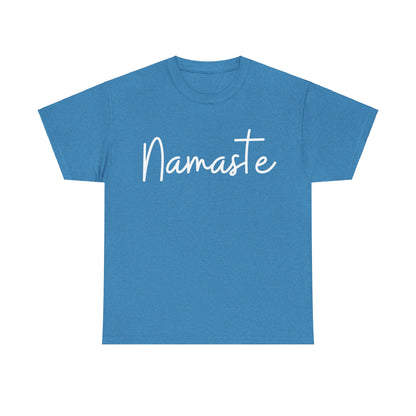 "Namaste" & "Namaste" (Hindi Greetings) Unisex Heavy Cotton Tee