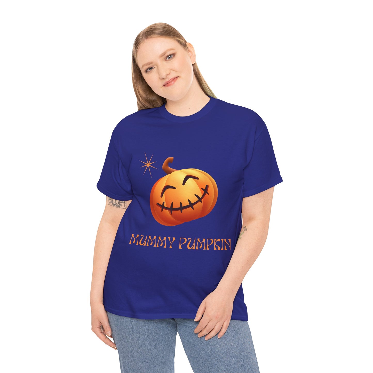 Mummy Pumpkin - Unisex Heavy Cotton Tee