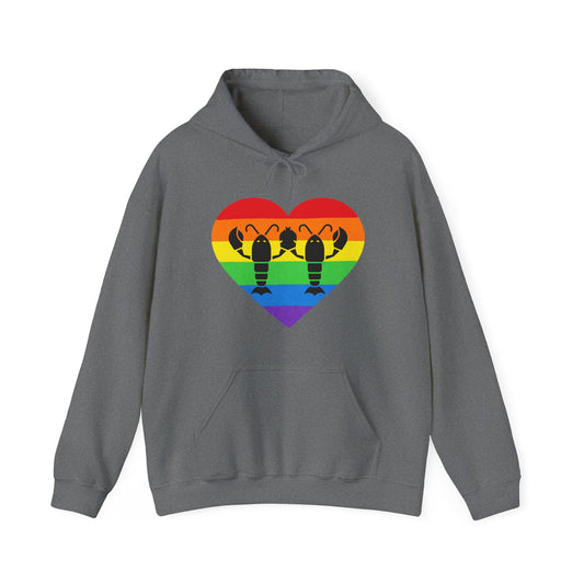 Lobster Love Rainbow Unisex Hoodie