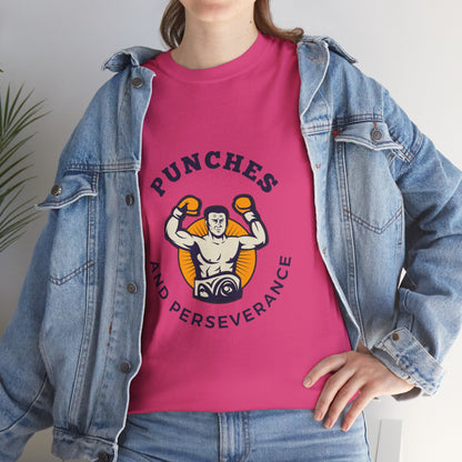 Unisex Heavy Cotton Tee - Punches And Perseverance Man