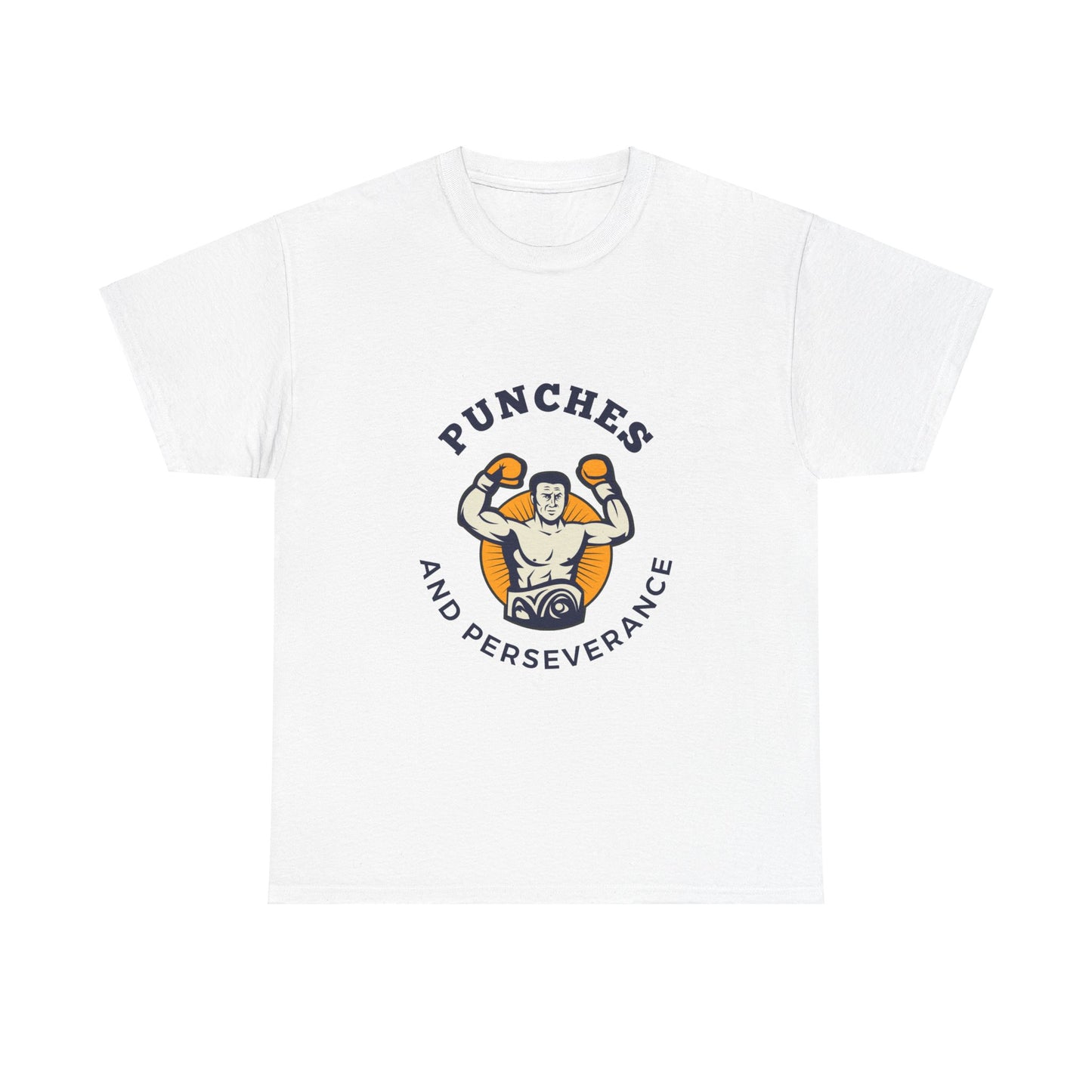 Unisex Heavy Cotton Tee - Punches And Perseverance Man