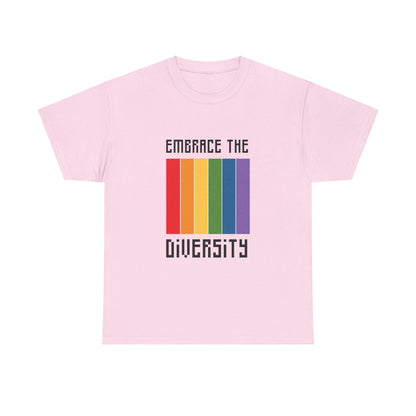 Unisex Heavy Cotton Tee - Embrace The Diversity