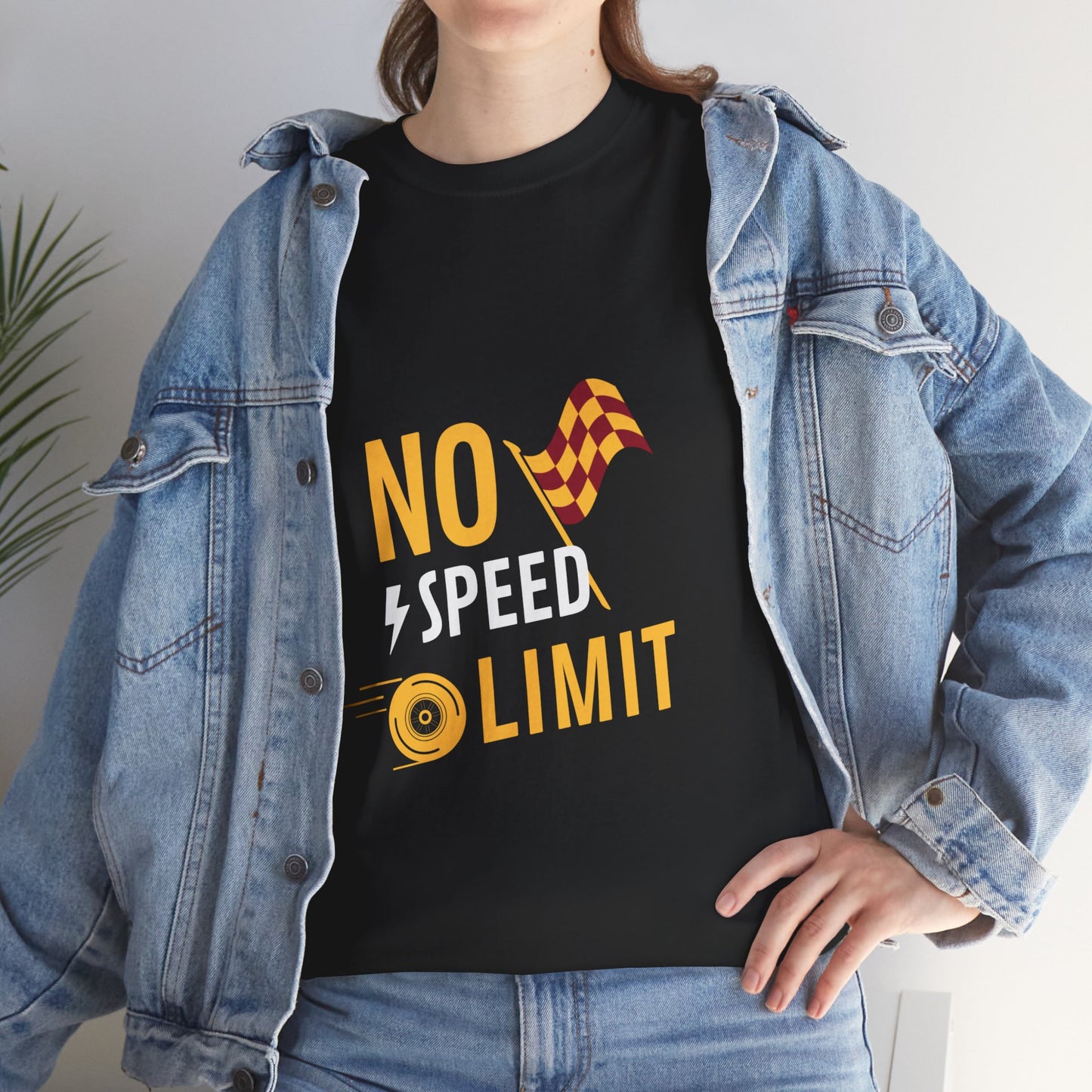 Unisex Heavy Cotton Tee - No Speed Limit