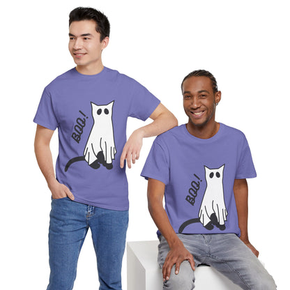 Unisex Heavy Cotton Tee - Boo Cat