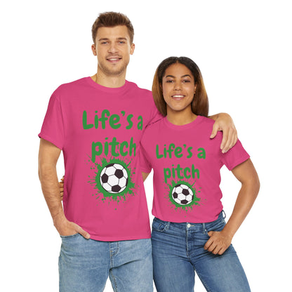 Unisex Heavy Cotton Tee - Life's A Pitch