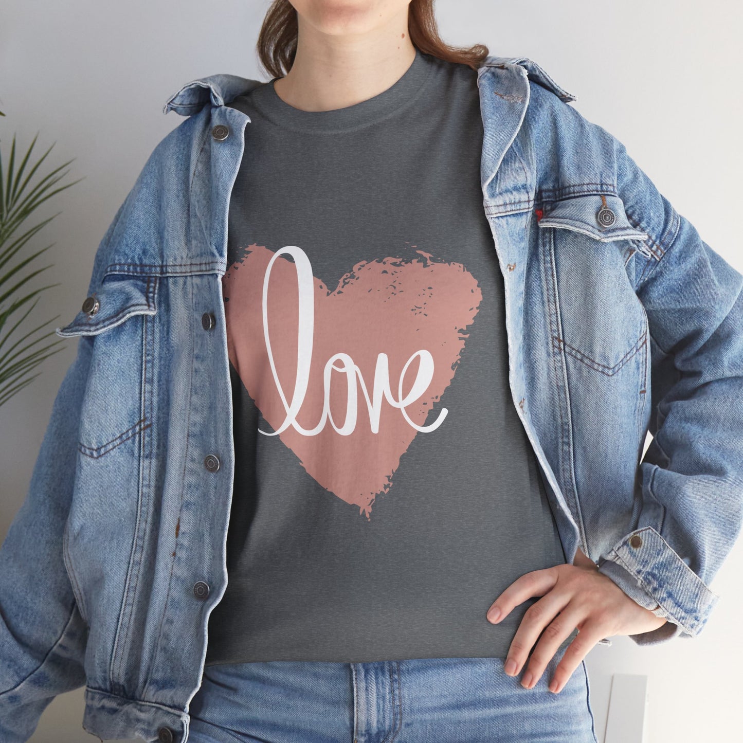 Love Heart - Unisex Heavy Cotton Tee