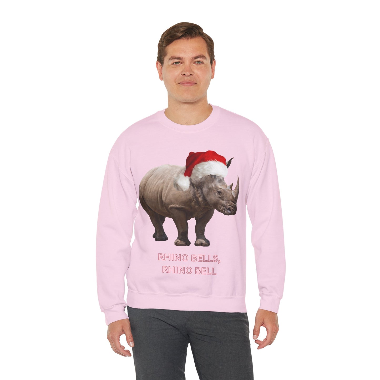 Christmas Rhino Bells Sweatshirt