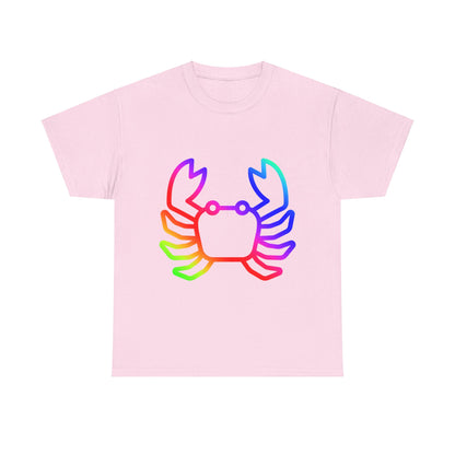 Vibrant, rainbow, colourful crab. Ideal for any animal or wildlife lover.  T-SHIRT