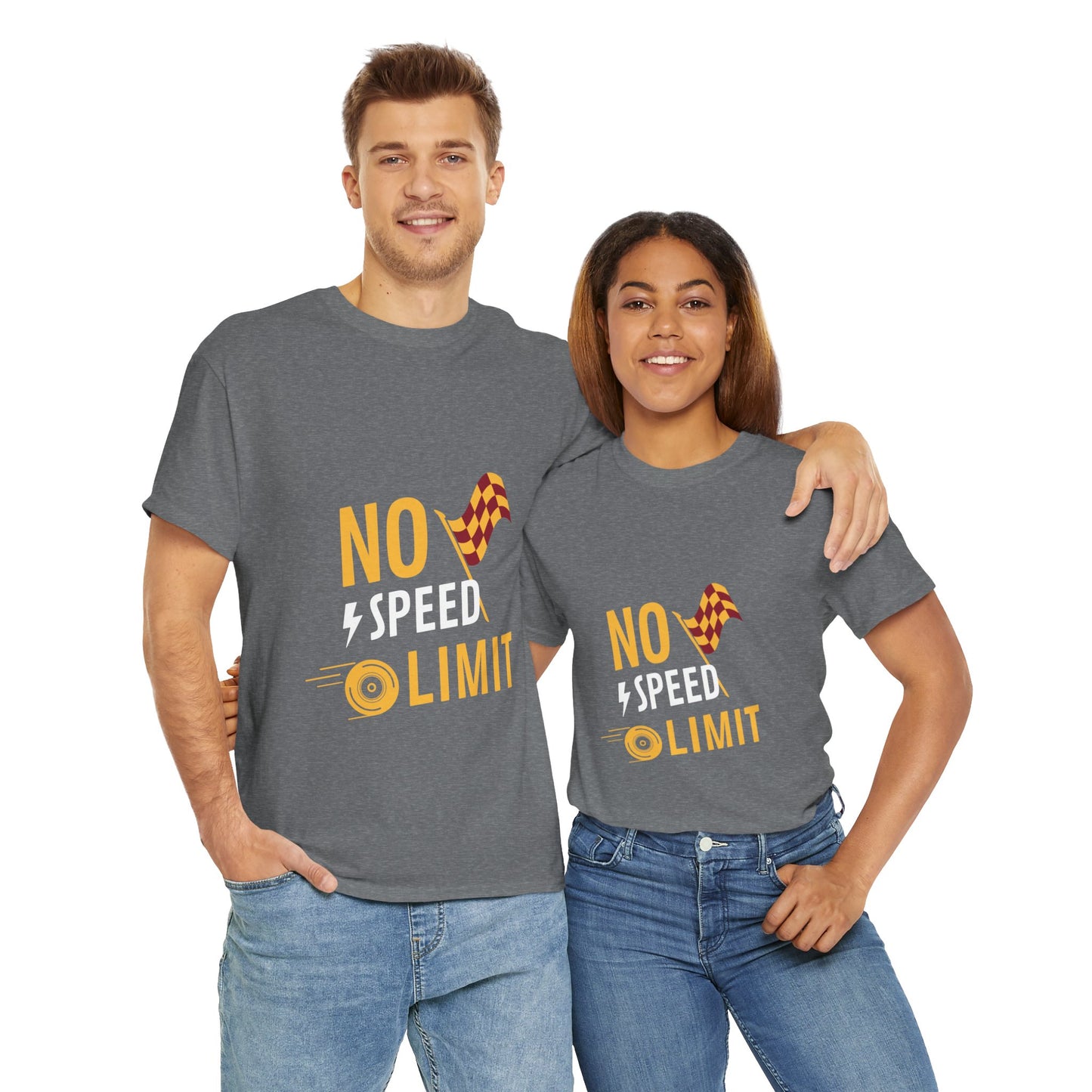 Unisex Heavy Cotton Tee - No Speed Limit