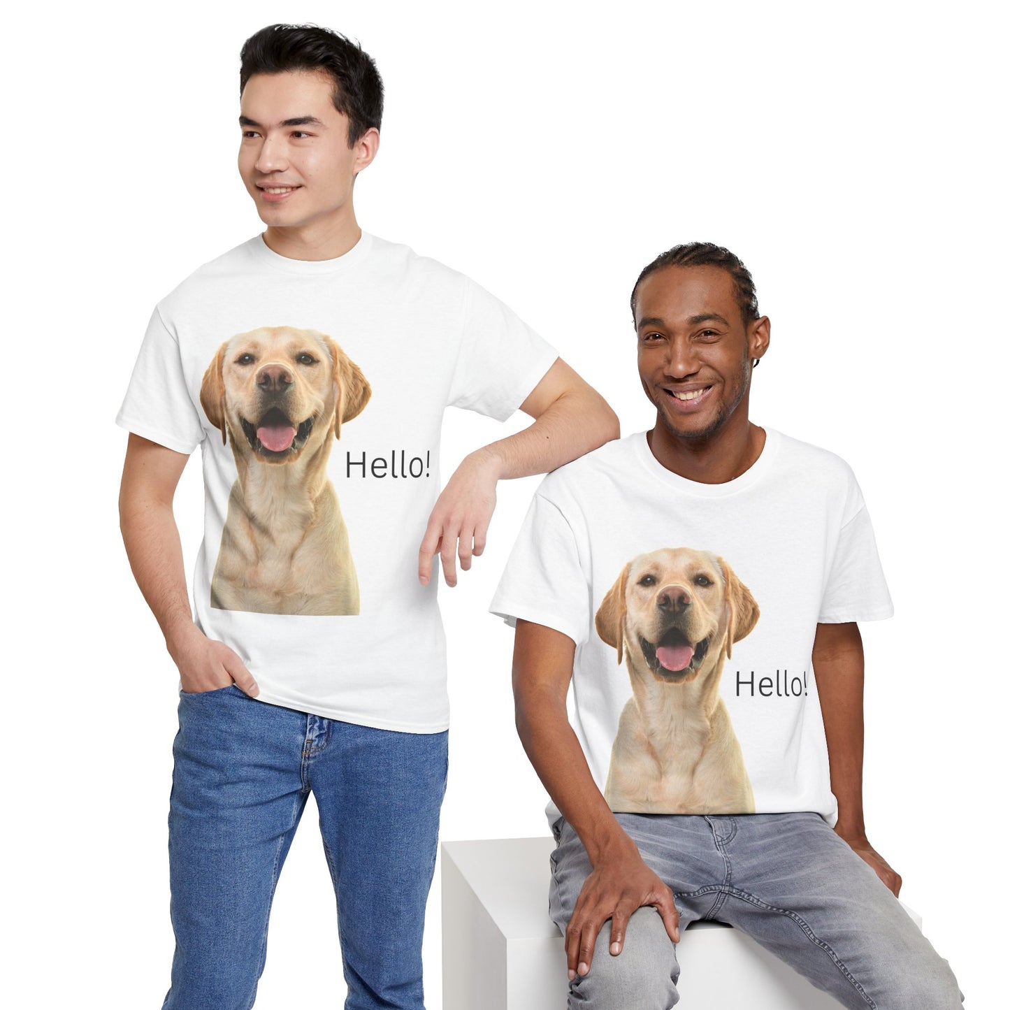 Dog Hello - Cotton T-Shirt