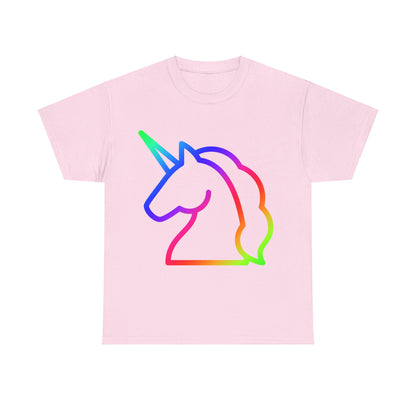 Vibrant, rainbow, colourful unicorn. Ideal for any animal or wildlife lover.  T-SHIRT Use your imagine, bringing magic and sparkle to your life.