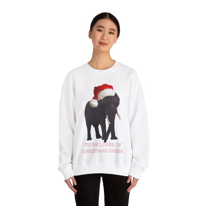 Trunk loads of Christmas cheer - Elephant Christmas jumper