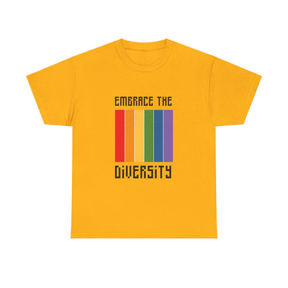 Unisex Heavy Cotton Tee - Embrace The Diversity