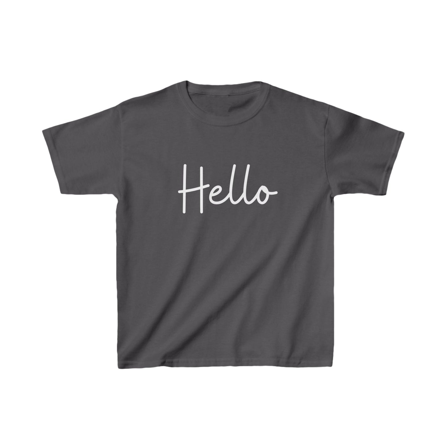 "Hello" & "Goodbye" (English Greetings) Kids Heavy Cotton™ Tee