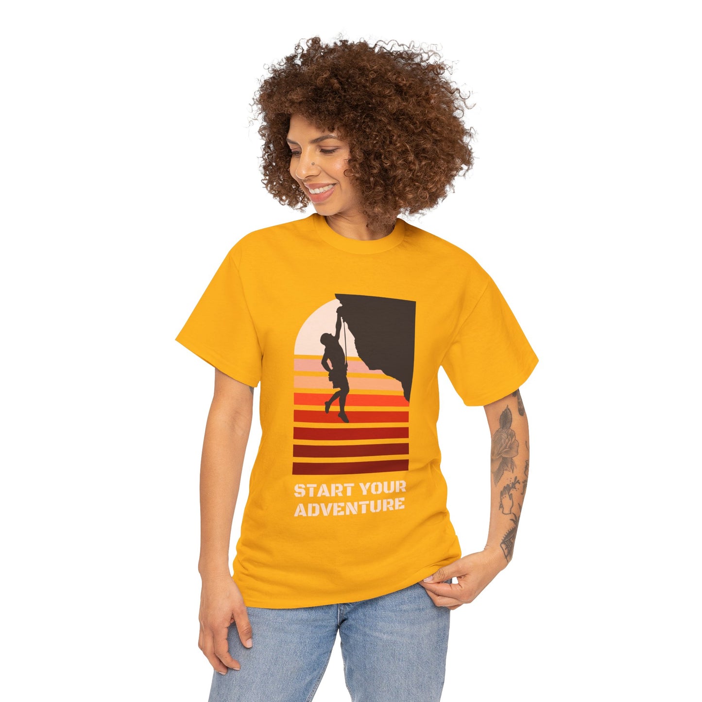 Climbing Adventure - Unisex Heavy Cotton Tee