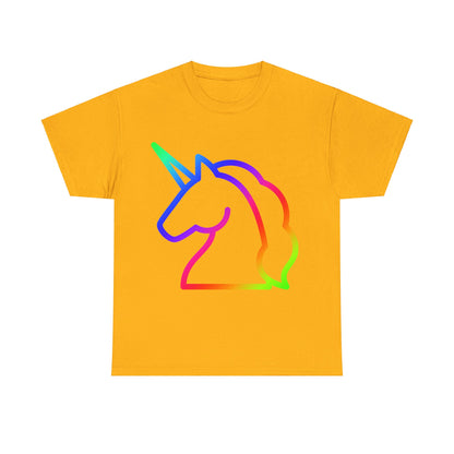 Vibrant, rainbow, colourful unicorn. Ideal for any animal or wildlife lover.  T-SHIRT Use your imagine, bringing magic and sparkle to your life.