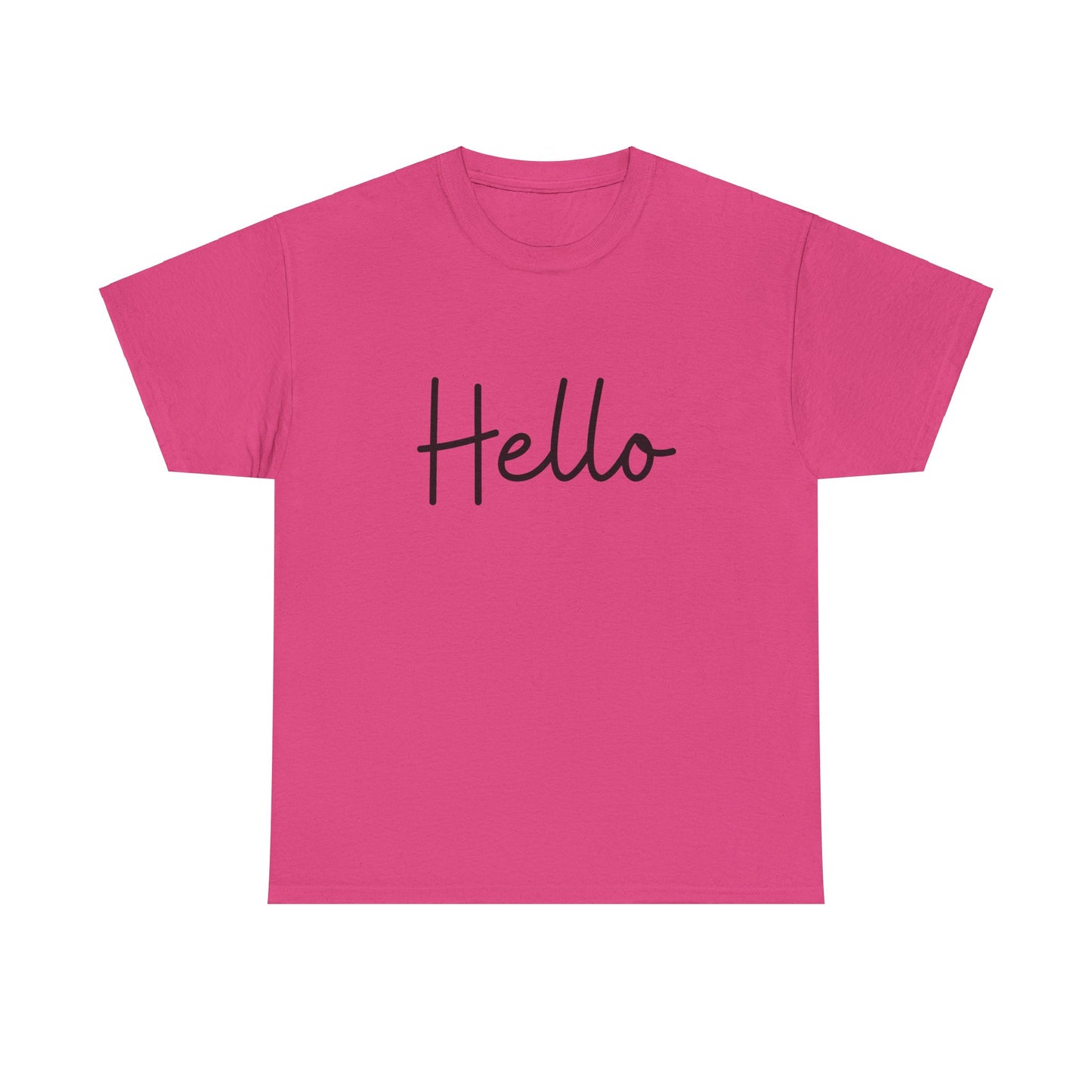 "Hello" & "Goodbye" (English Greeting) Unisex Heavy Cotton Tee