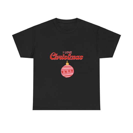 I Love Christmas - Unisex Heavy Cotton Tee