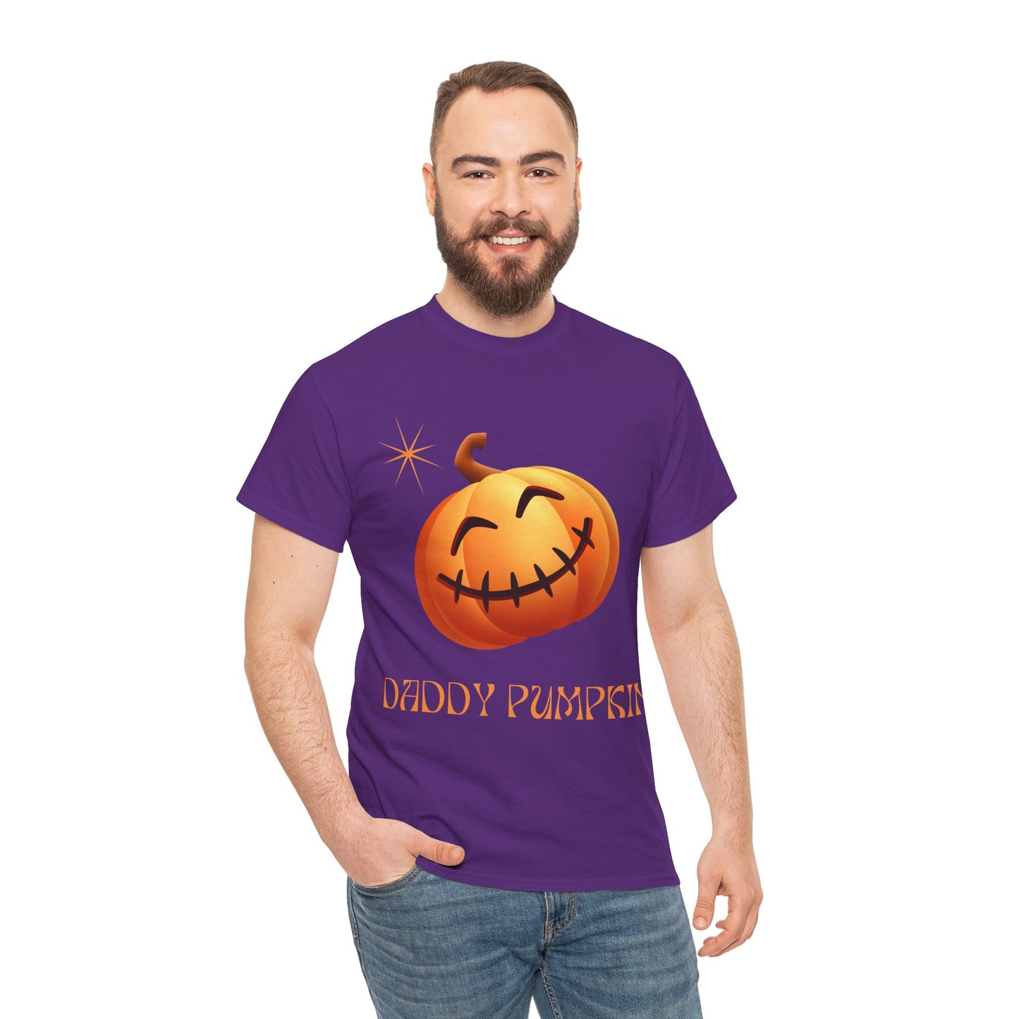 Daddy Pumpkin - Unisex Heavy Cotton Tee