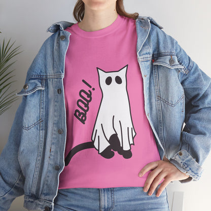 Unisex Heavy Cotton Tee - Boo Cat