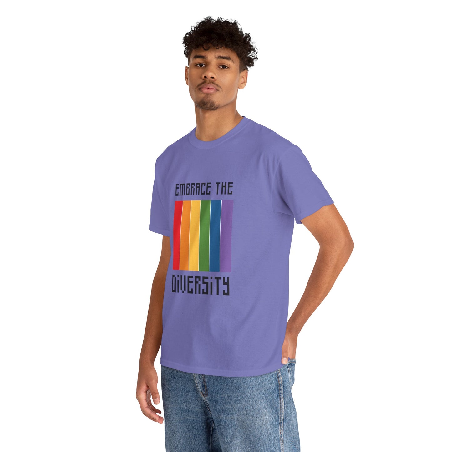 Unisex Heavy Cotton Tee - Embrace The Diversity