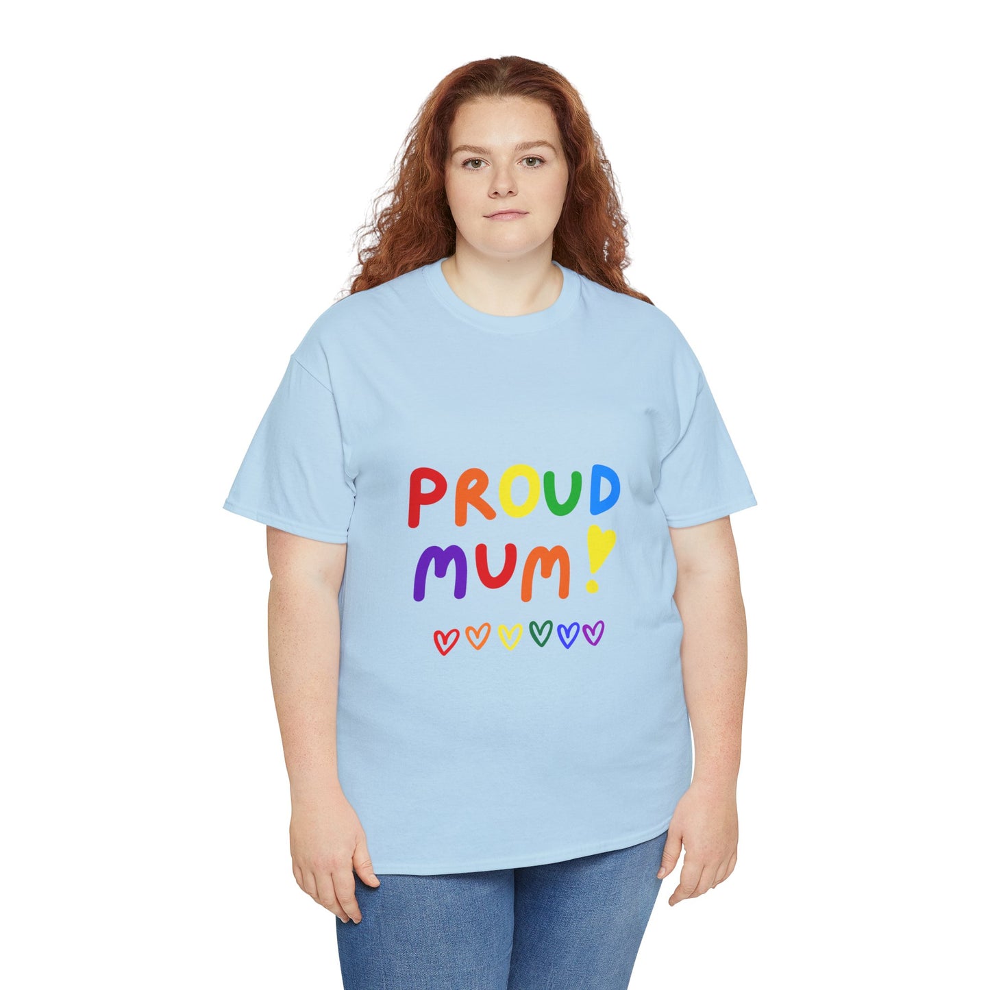 Unisex Heavy Cotton Tee - Proud Mum