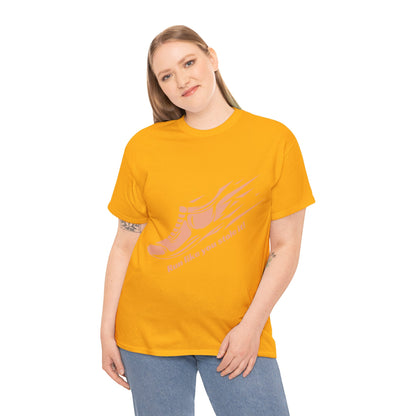 Unisex Heavy Cotton Tee - Run Like You Stole It