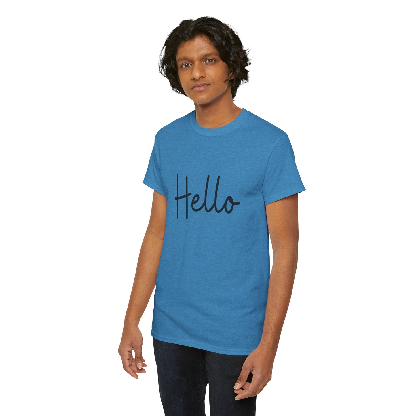 "Hello" & "Goodbye" (English Greeting) Unisex Heavy Cotton Tee