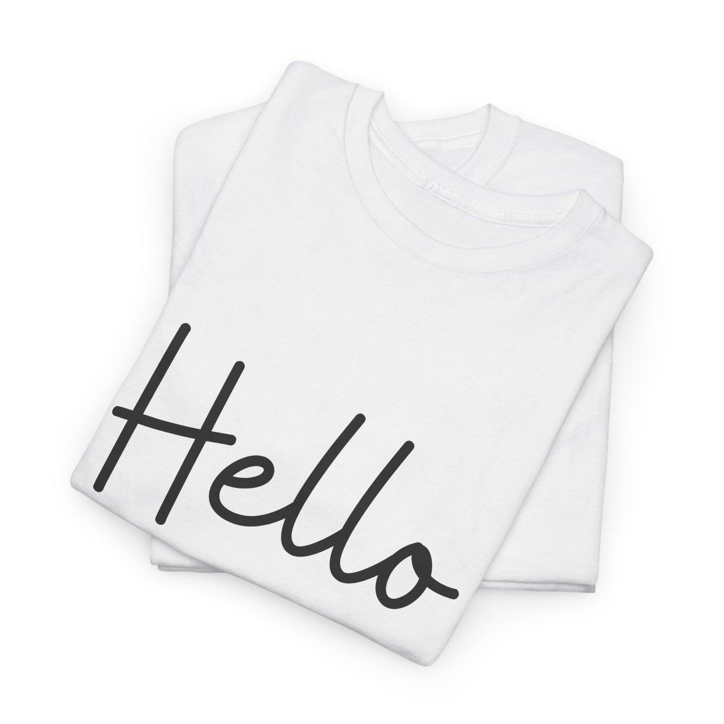 "Hello" & "Goodbye" (English Greeting) Unisex Heavy Cotton Tee