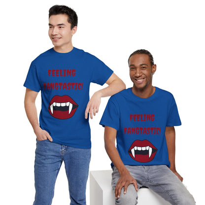 Unisex Heavy Cotton Tee - Feeling Fangtastic