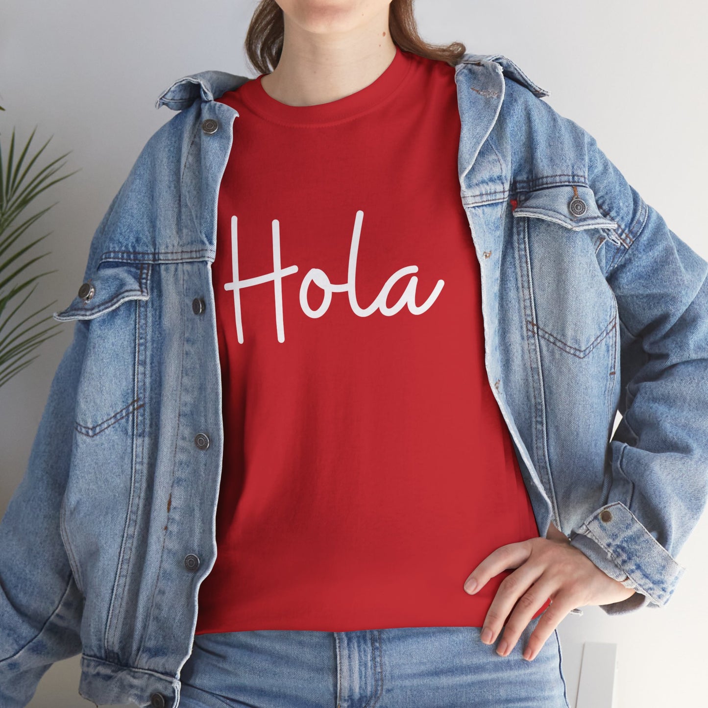 "Hola" & "Hasta Luego" (Spanish Greetings) Unisex Heavy Cotton Tee