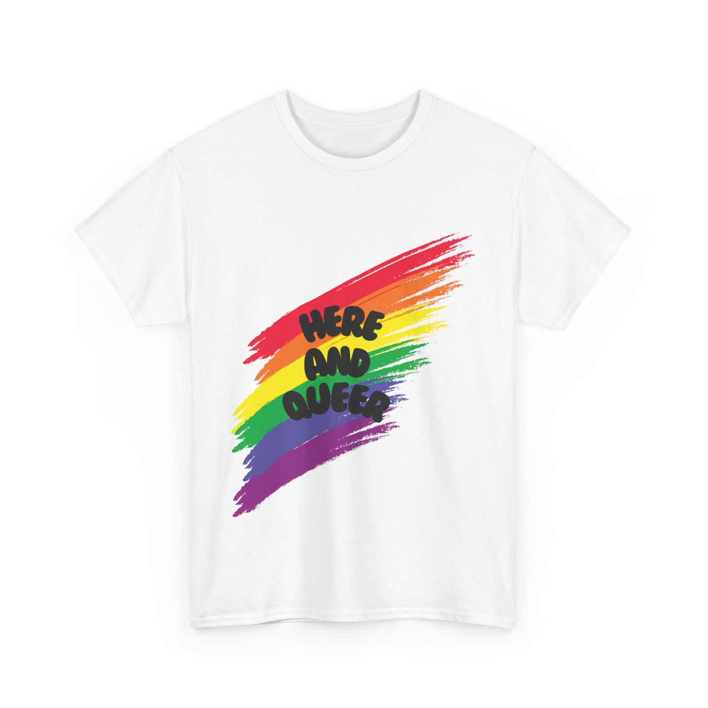 Unisex Heavy Cotton Tee - Here And Queer