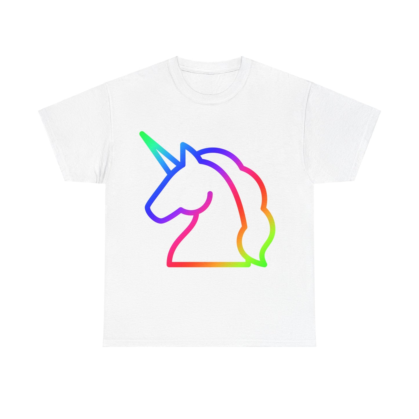 Vibrant, rainbow, colourful unicorn. Ideal for any animal or wildlife lover.  T-SHIRT Use your imagine, bringing magic and sparkle to your life.