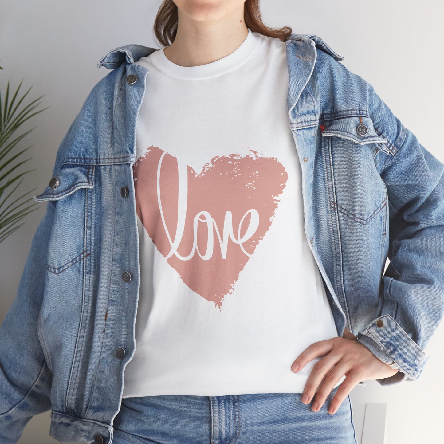 Love Heart - Unisex Heavy Cotton Tee