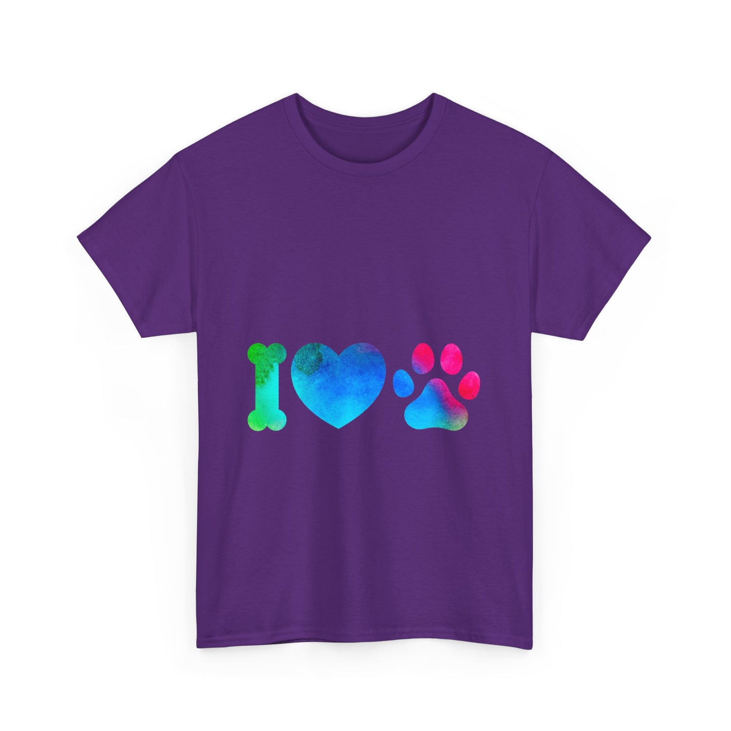 I Heart Paw - Unisex Heavy Cotton Tee