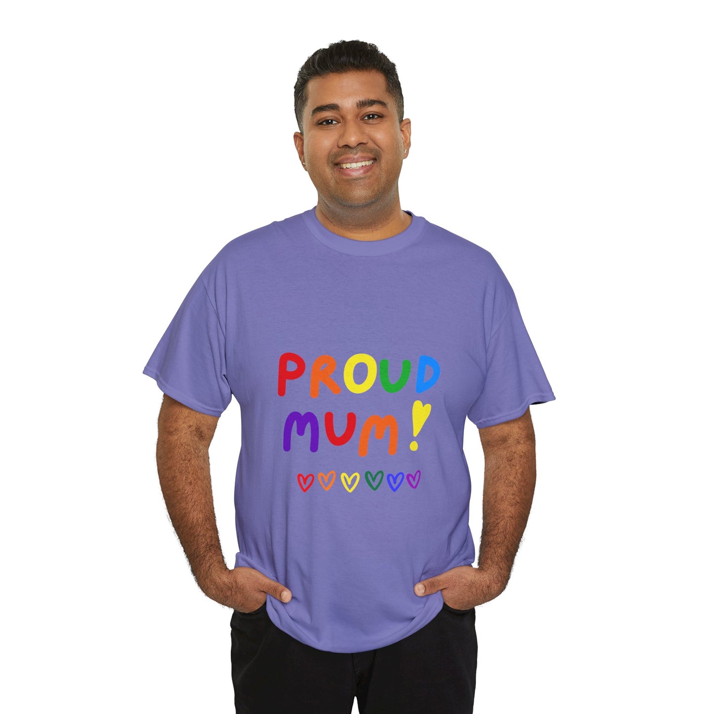 Unisex Heavy Cotton Tee - Proud Mum